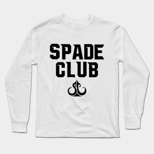 Spade Club Classic Tee - Dark Print Long Sleeve T-Shirt